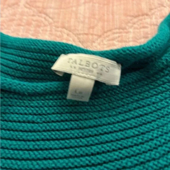 Women's Talbot's Petite Green Sweater Size Large - Picture 3 of 4